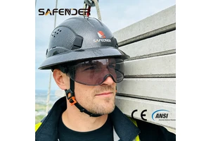 ANSI Z89.1 Ready Ship Factory Head Protection HDPE Construction Comfortable Cheap Working Hard Hat Slotted Circle Type 6