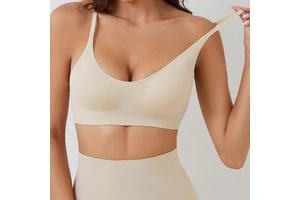 Wholesale Seamless Ladies Lingerie One Piece Push Up Bra For Women Comfortable Wireless Padded Bra