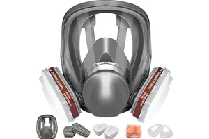 China Made Reusable KN95 Spraying Respirator with Exhalation Valve Organic Gas Full Facepiece Anti-dust Silicone Mask