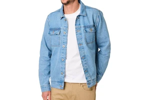 Wholesale Denim Jacket Mens Slim Fit Style Teens Boys Denim Jeans Jackets and Coats denim Men's Jackets 2026