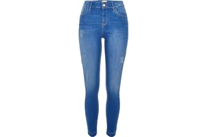 Women's Casual Denim Jeans Spandex Butt Lifting Compression Skinny Fit Boyfriend Style Mid Waist Eco-Friendly Breathable Vintage