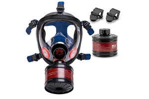 CNSTRONG Survival Tactical Full Face Respirator Compatible With Industry Standard 40mm Gas Filter Canister Emergency Escape Mask