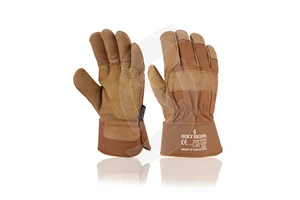Genuine Safety Gloves PPE Anti-Cut Anti-Smash for with Extra Palm 10-Inch Silicone-Free Cold Resistant Powder-Free