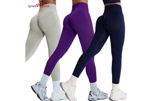 New Arrival Ladies Sports Pants Fitness Yoga Leggings Scrunch Butt Workout Tight GYM High Waist Sports Legging