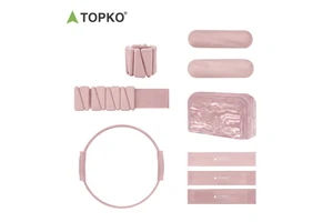 TOKPO Portable Pilates & Yoga All-in-One Kit - Lightweight Home Fitness Set for Workout, Travel & Studio Use