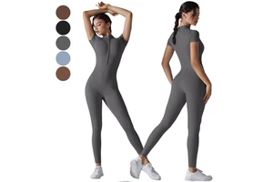 Yoga Wear Custom One Piece Gym Fitness Workout Running Sports Jumpsuit for Women