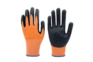 CE EN 388 Level A8 Cut Resistant Nitrile Palm Coated Gloves Adjustable Hand Protection Custom Durable Work Safety Gloves