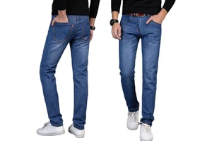 Jeans Men Vintage Jean Male Denim Pants Trousers