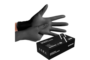 BS029 En455 4mil Box Safety Heavy Duty Black Nitrile-free Examination Disposable Nitrile Gloves Powder Free Blend Nitrile Gloves