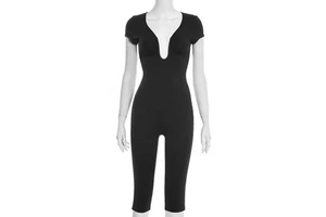 Wholesale Fashion 2026 Summer Popular Gym Fitness Sports One Piece Playsuit Jumpsuit
