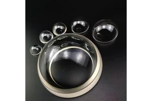 Custom-made Optical Glass Bk7 Tempered Dome Lens Optical Equipment 3 Years Spherical Optical Window Optical Lenses Frames 60/40