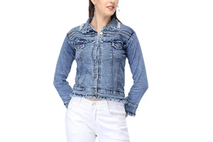 Comfortable New Arrival Winter Women Denim Jackets 100% Cotton Breathable High Quality Best Price for Adults