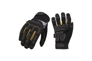 Heavy-Duty Safety Gloves Non-Slip Smooth Rubber Coating Latex Anti-Chemical Oil-Proof Water-Proof Work Gloves Safety
