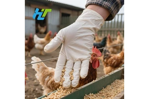 Professional-Grade Ambidextrous Disposable Latex Examination Gloves 4 Mil Thick Powder-Free Multi-Purpose Safety Gloves