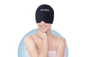 CSI Reusable Hot Cold Gel Compress Pack Migraine Relief Hat Ice Mask Cold Cap Custom Head Wrap Head Sleeve