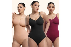 HEXIN Wholesale Women's One-piece Plus Size Body Shaper Seamless Tummy Butt Lifter Shapewear Bodysuit For Women