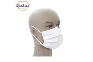 Factory Direct Shipment Protective Face Mask for Medical Usenon Woven Fabric 3 Ply Facemask Material