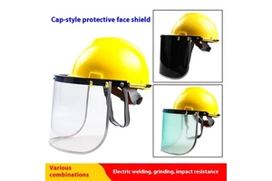 New Arrival Face Mask Welding Industry Face-piece PVC Protective Masks Face Shield