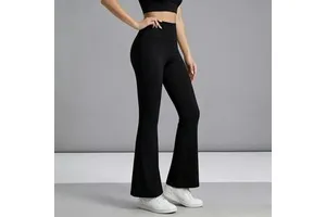 High-quality yoga pants for women tummy-control yoga pants highly elastic tight hip-lifting flared pants