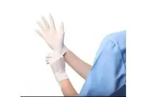 Disposable Nitrile Powdered Safety Gloves for Medical & Industrial Use Food Grade CE Certified