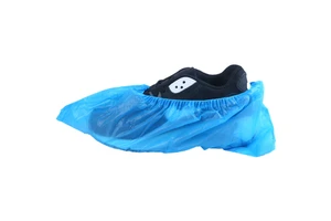 Disposable Waterproof CPE Shoe Covers Anti-slip Plastic Boot Covers For Factory Household