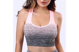 2110 Running Sports Bra Dropship High Stretch Breathable Top Fitness Women Padded Yoga Gym Seamless Crop Top Cami Bra Wholesale