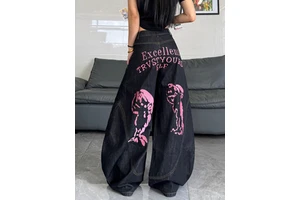 Custom Comfortable Breathable Skin Friendly Loose Fit Distressed Urban Outdoor Wear Women Jeans Pants
