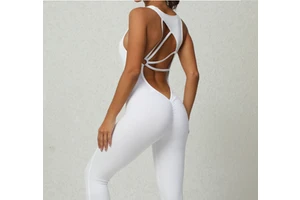 Hot Selling Women's Sleeveless Sports Bodysuit One Piece Jumpsuit for Gym Fitness & Running Training for Yoga & Other Sports