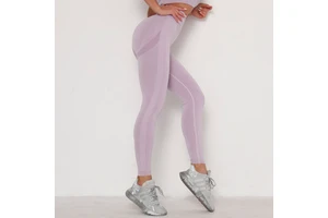 Wholesale Custom Logo Seamless Women Sport Leggings Fitness Yoga High Waist Workout Tights Elastic Gym Training Pants