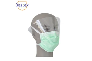 Factory Price 4 Layer Protective Mask Single Pack with Active Carbon Disposable Nose Face Mask Mascarilla with Shield