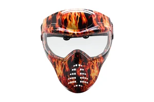 Full Face Paintball Mask With Single Layer Anti-fog Protective Tactical Paintball for Outdoor Game