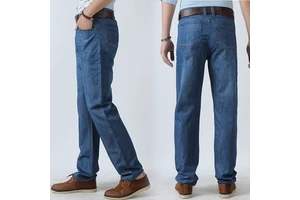 Plus-size Jeans for Men Slacks With extra Fat and Stretch for Men Straight