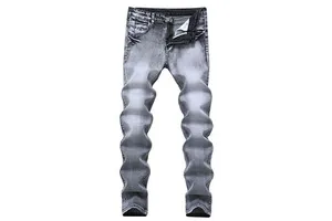 Custom Men Denim Pants Slim Slightly Trousers Men Jeans Long Straight Denim Pant Men Denim Jeans Pants