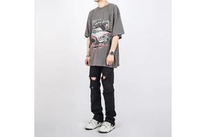 Custom Classic Men's Jeans Business Casual Trouser High Quality Denim Pants Print Baggy Plus Size Slim Straight Skinny Jeans Men