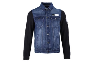 Manufacturer Custom Men's Denim Jean Jacket With All-Over Fur Collar New Design 100% Cotton Running Jacket for Winter
