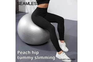 Ultra-high stretch Women's High Waist Seamless Gym Tights Activewear Thread Sports Workout Wear Fitness Yoga Pants