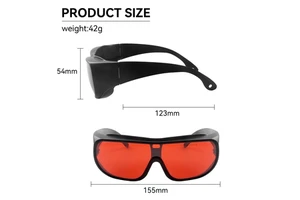 Eye Protection CE Certified 200-540nm OD6 Anti-Fog Laser Protective Glasses For Green Laser Engraving Equipment Laser Safety