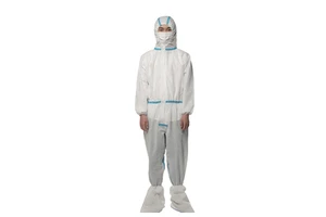 Antistatic Dust Free Disposable Coverall Protection Clothes Clean Room Isolation Gown Waterproof Work Suit