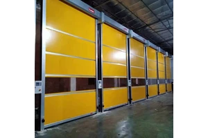Fast Door for Cleanroom Applications Sound Insulation Protection Rolleroverhead Door for Clean Room