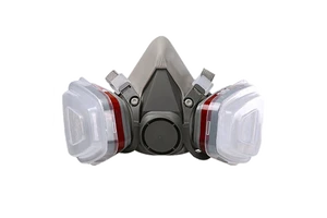 High Quality Polycarbonate Half Safety Dust-Proof Gas Mask for Personal Respiratory Protection in Industrial Settings