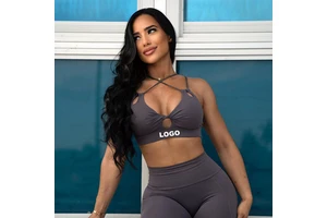 Women sports bra comfortable breathable and supportive for everyday gym routines yoga sessions and sports activities