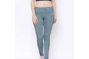 Low MOQ OEM Service Solid Mid Elastic Waist Yoga Leggings for Women High Quality Quick Dry Breathable Pants in Cheap Price