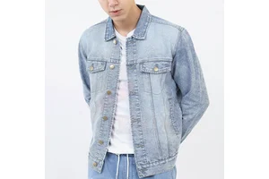 Best Selling Men's Jeans Jacket 100% Cotton Winter Jacket Breathable and High Quality For Winter
