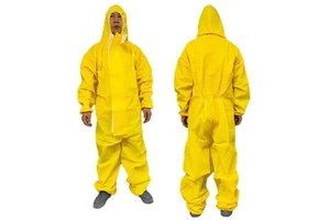 Microporous Waterproof Impervious Disposable Chemical Protective Antistatic Disposable Coverall Hazmat Suit