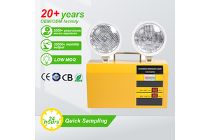 SMD Double Heads Twin Spot Wall Mounted Rechargeable Automatic Corridor Home Garage Led Emergency Light