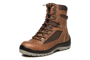 Custom Made Wholesale Lightweight Men's Safety Shoes Anti-Skid & Puncture Resistant Stab-Free Steel Toe Safety Shoes for Work