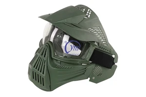 Outdoor Face Protection Tactical Full Face Mask with Goggles
