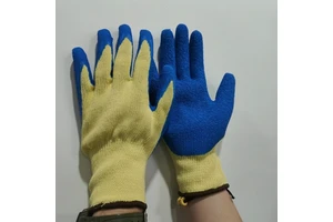 ZT High Quality General Purpose Labor Gloves XL Wrinkle-Resistant Dipped Latex Anti-Skid Anti-Cut Wear-Resistant Safety