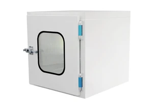 New Stainless Steel 304 Cold Steel Plate Spraying UV Sterilization Pass Box for Clean Room Electronic Industry Labs (CE