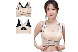 OME Customizable Factory Direct High-quality Breathable Spandex/Polyester High Support Sweat-Wicking Quick Dry U-NECK Sports Bra